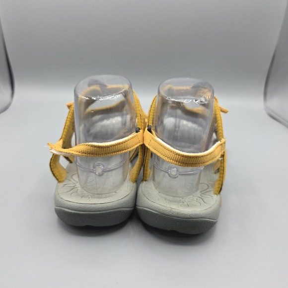 KEEN Sandals Womens 10.5 Yellow Suede Strappy Outdoor Walking Hiking Comfort - Picture 6 of 14